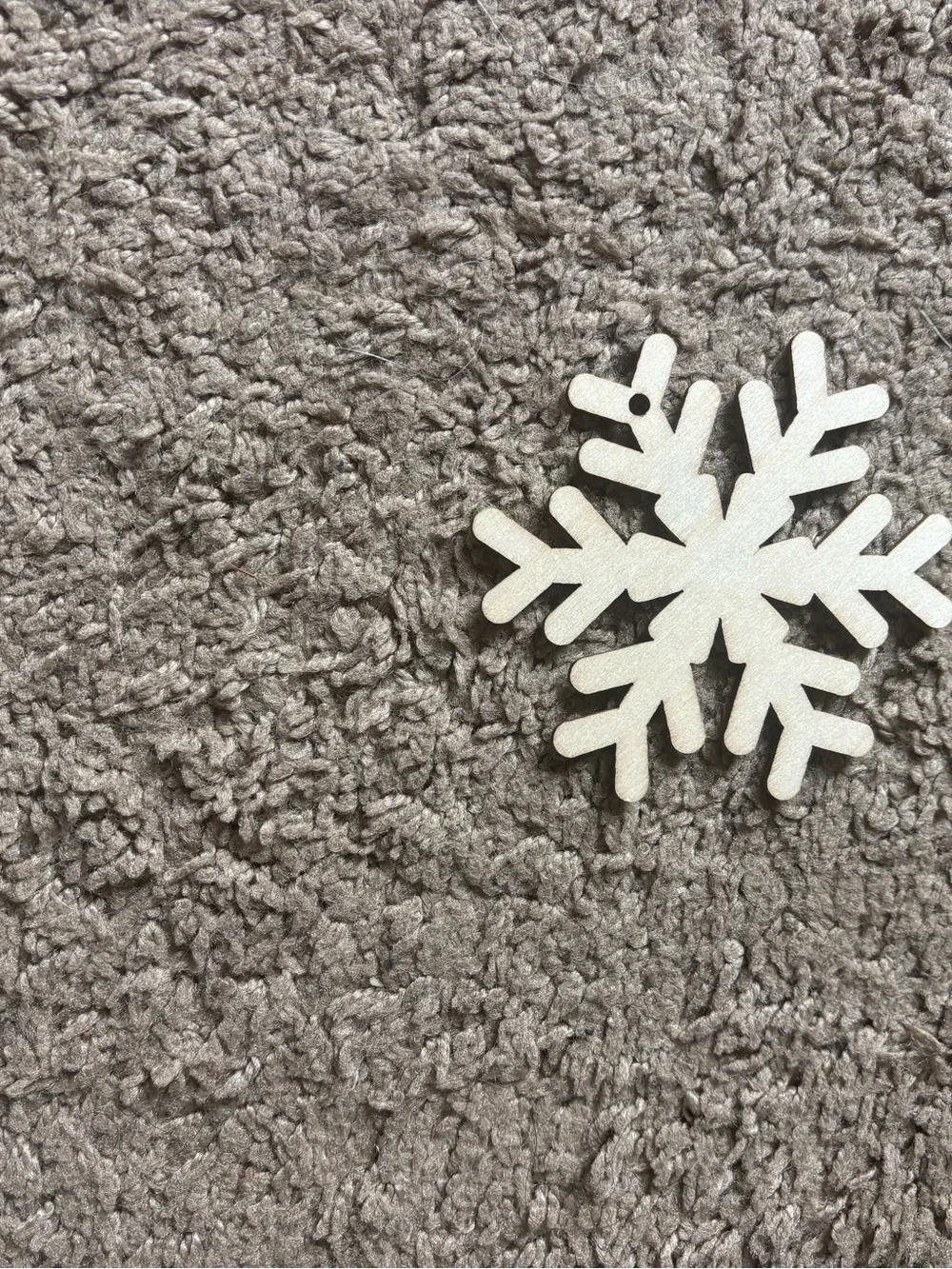 Green Snowflake Holiday Ornament - Decorative Accent